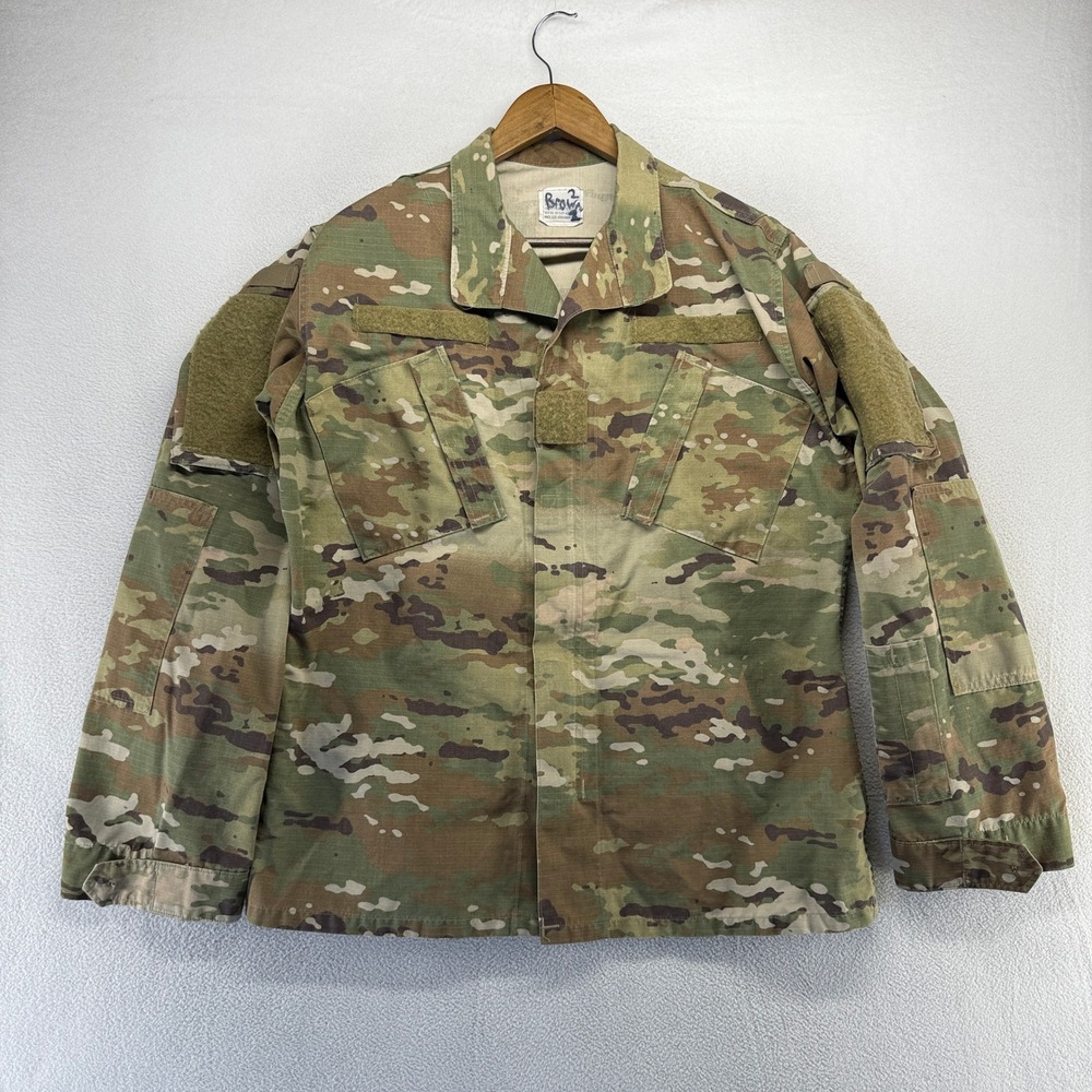 Military OCP Camo Jacket Mens Medium Long Multicam Combat Uniform Coat Ripstop